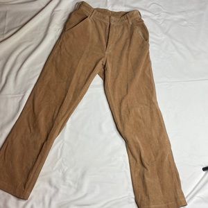 Straight Leg, Brown Corduroy Pants